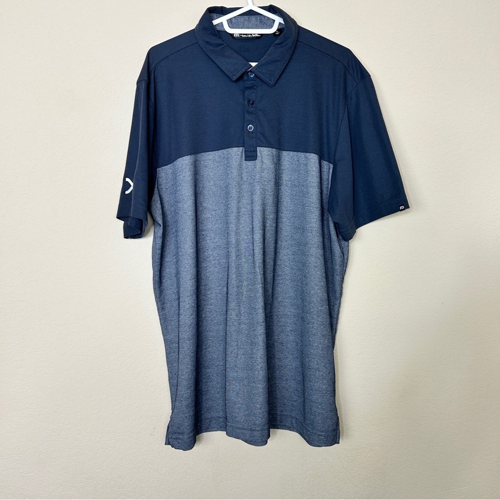 Travis Mathew Blue Golf Polo Size XL